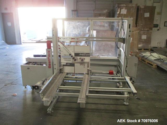 Used BestPack Model ELVSL22-2H Automatic Uniform Carton Erector and Bottom Seale