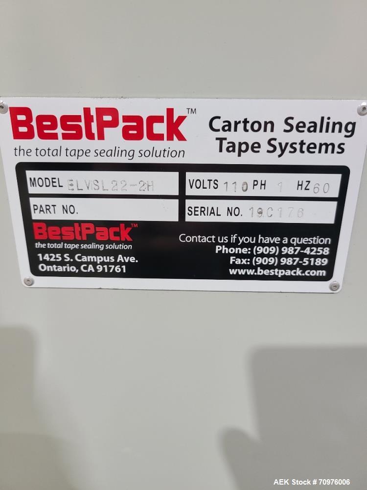 Used BestPack Model ELVSL22-2H Automatic Uniform Carton Erector and Bottom Seale