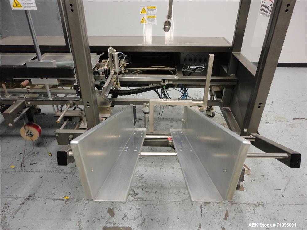 Used Combi Model 2-EZ Corrugated Case Erector Bottom Sealer