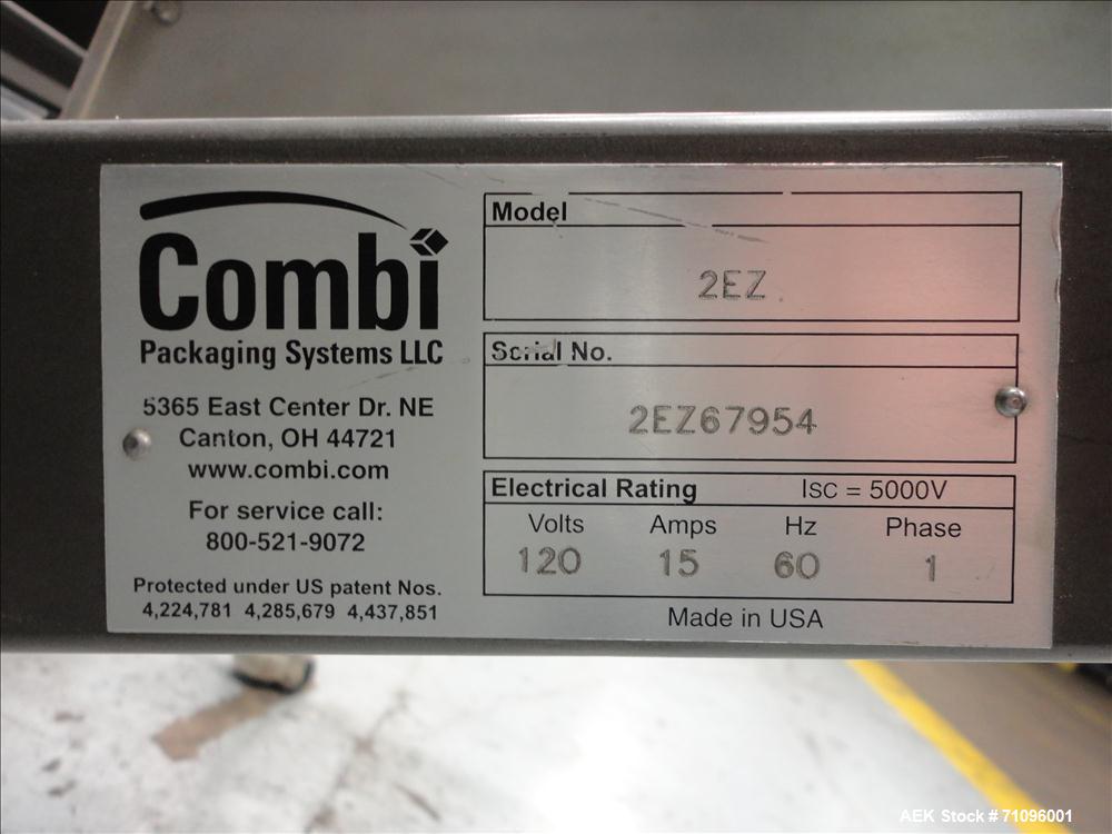 Used Combi Model 2-EZ Corrugated Case Erector Bottom Sealer