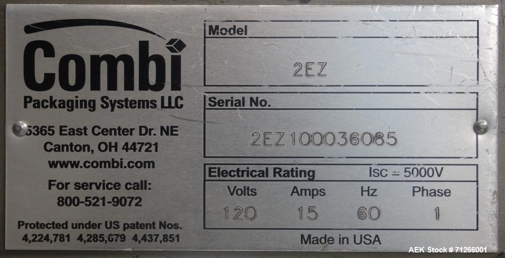 Used Combi Model 2EZ Case Erector Sealer