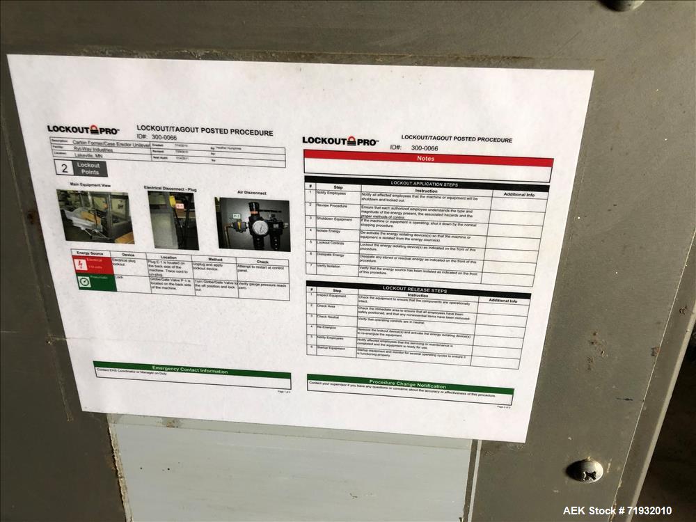 Used Combi Model 2EZ Case Erector Sealer.
