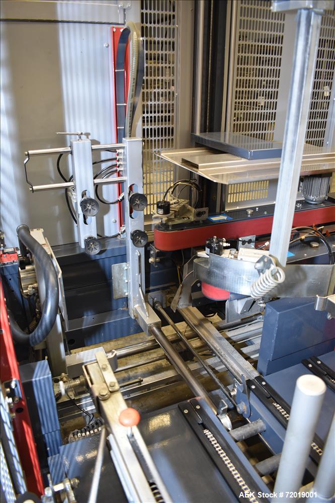 Used Combi Packaging System CE-10 Case Erector with Bottom Case Tape Sealer.