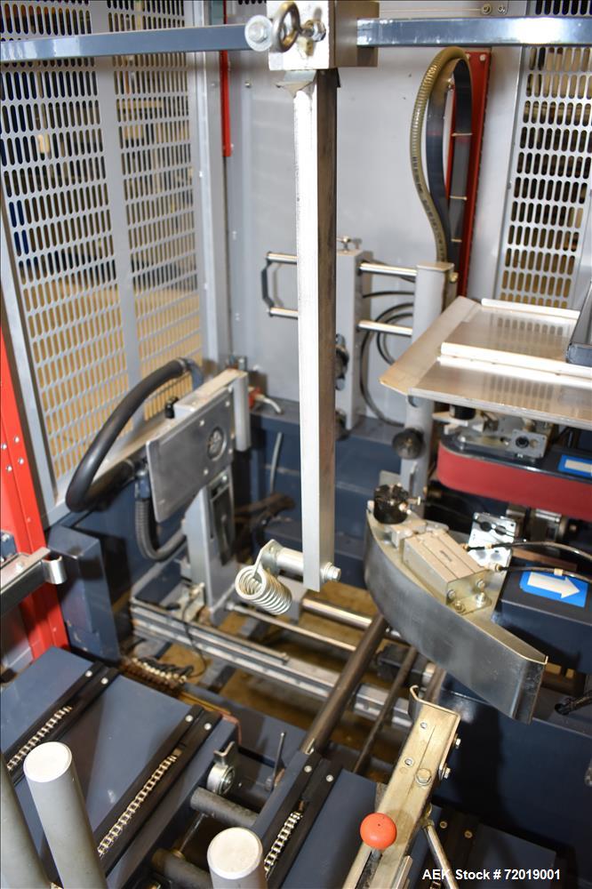 Used Combi Packaging System CE-10 Case Erector with Bottom Case Tape Sealer.