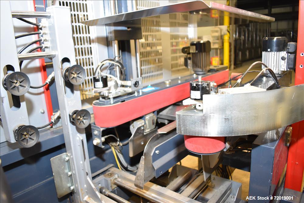 Used Combi Packaging System CE-10 Case Erector with Bottom Case Tape Sealer.