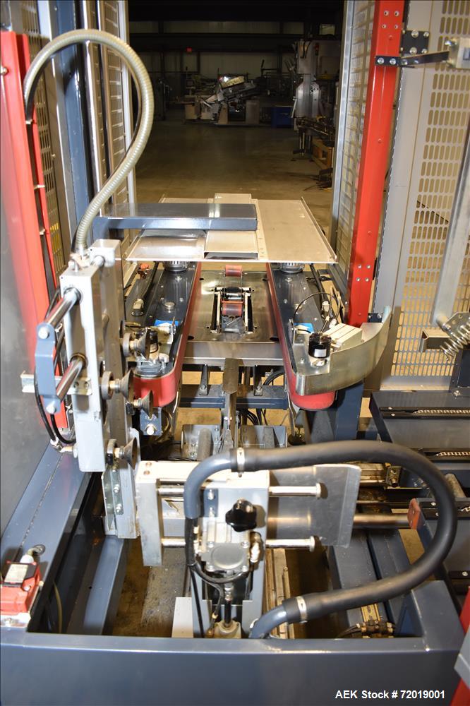 Used Combi Packaging System CE-10 Case Erector with Bottom Case Tape Sealer.
