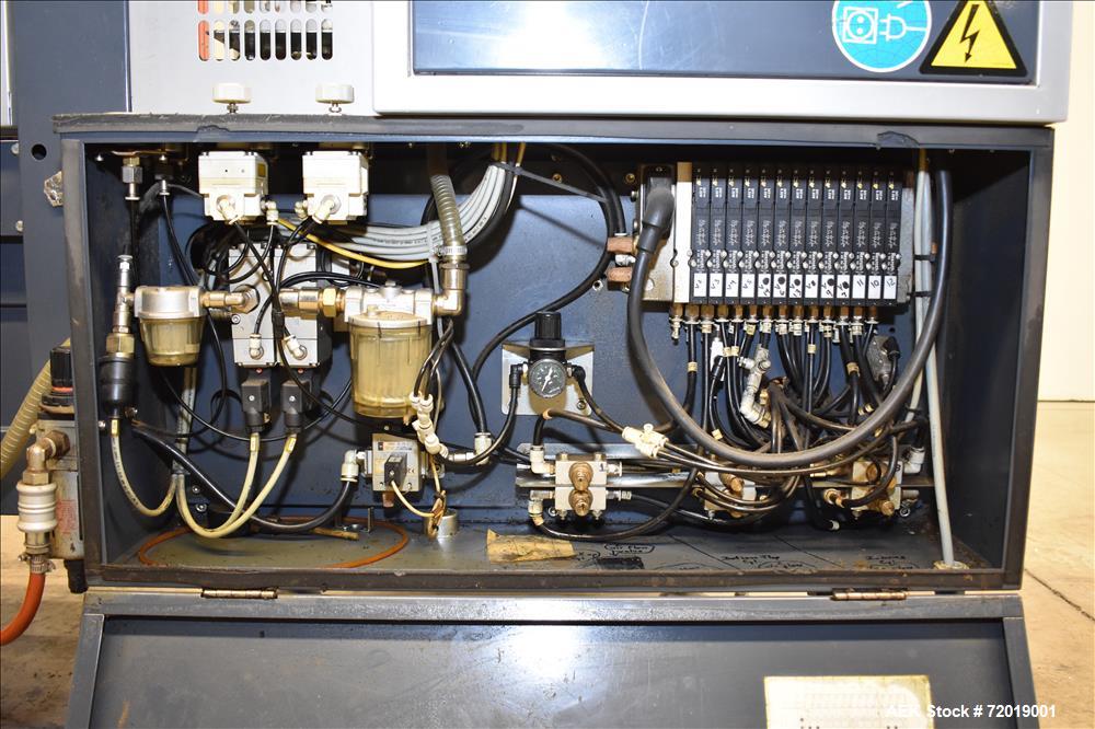 Used Combi Packaging System CE-10 Case Erector with Bottom Case Tape Sealer.