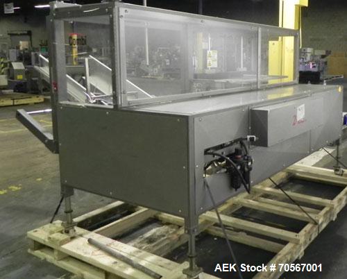 Used Combi Model 2-EZ Plus Case Erector and Bottom Taper. Capable of speeds up to 12 cases per minute. Case size range: length 6" to 24", width 4 1/2" to 16", depth 4 1/2" to 18". Has right angle cas...