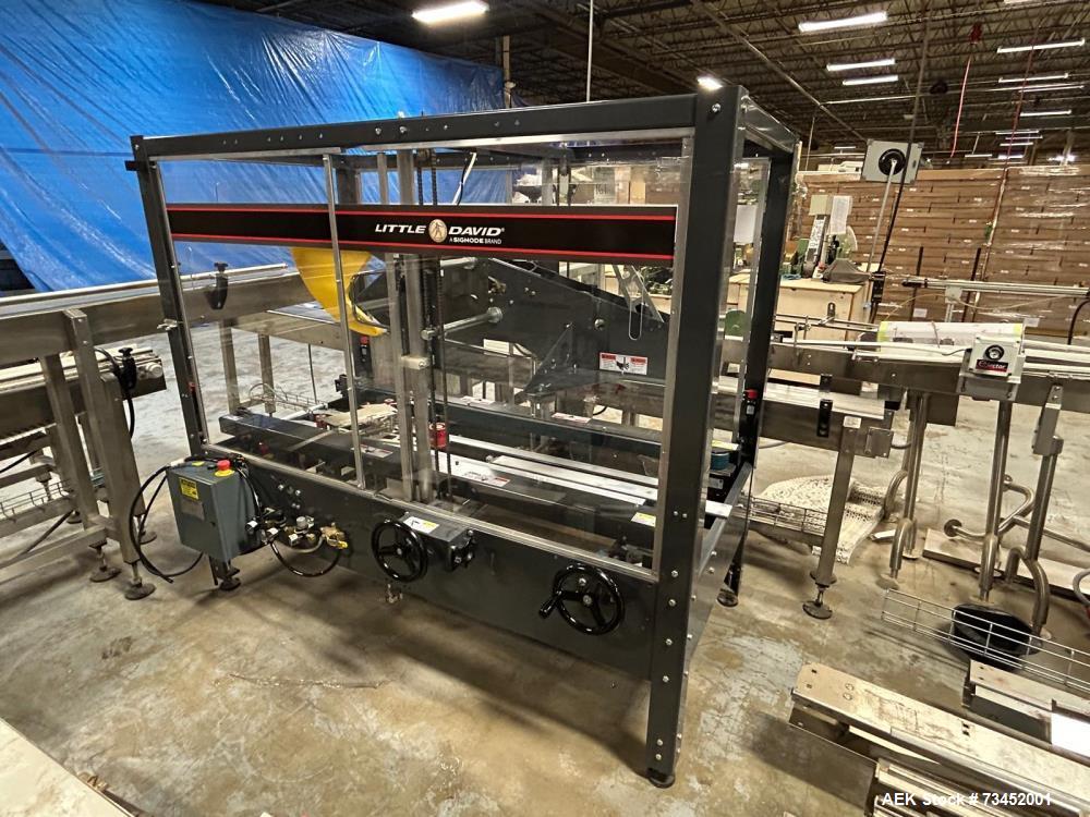 Used Little David CF25SB Narrow Width Case Erector & Bottom Taper – 15 CPM, AB Controls, Like New