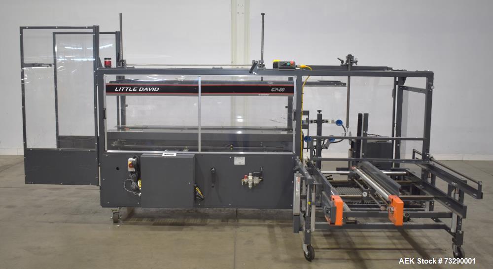 Used Loveshaw Little David CF50 Case Erector with 1-1/2" Wide Bottom Taper