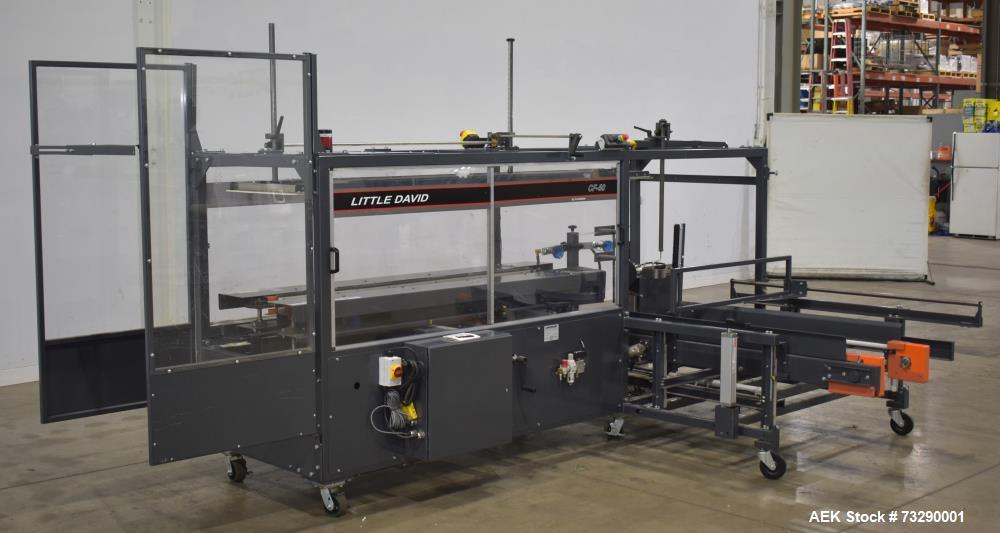 Used Loveshaw Little David CF50 Case Erector with 1-1/2" Wide Bottom Taper