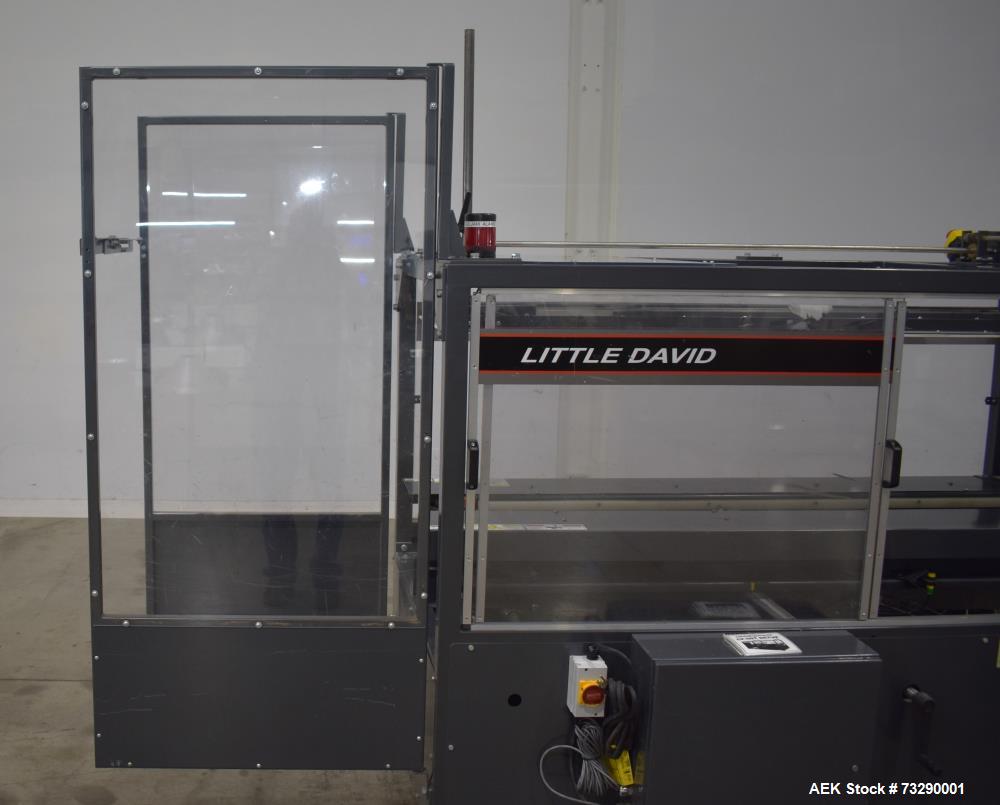 Used Loveshaw Little David CF50 Case Erector with 1-1/2" Wide Bottom Taper