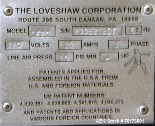 Used Little David (Loveshaw) CF20T Case Erector and Bottom Taper. Capable of speeds to 4 cases per minute. Small footprint design with a case size range: length 6" -16", width 6" - 12", height 4" -12...