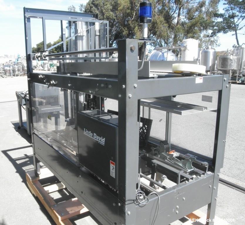Used Little David (Loveshaw) CF20T Case Erector and Bottom Taper.
