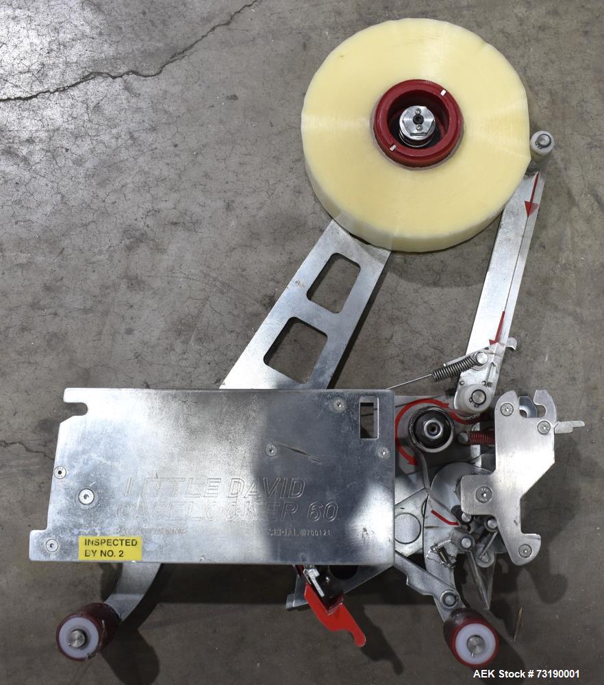 Used Little David CF50T Case Erector & Bottom Sealer – 20 CPM, 3” Tape Head