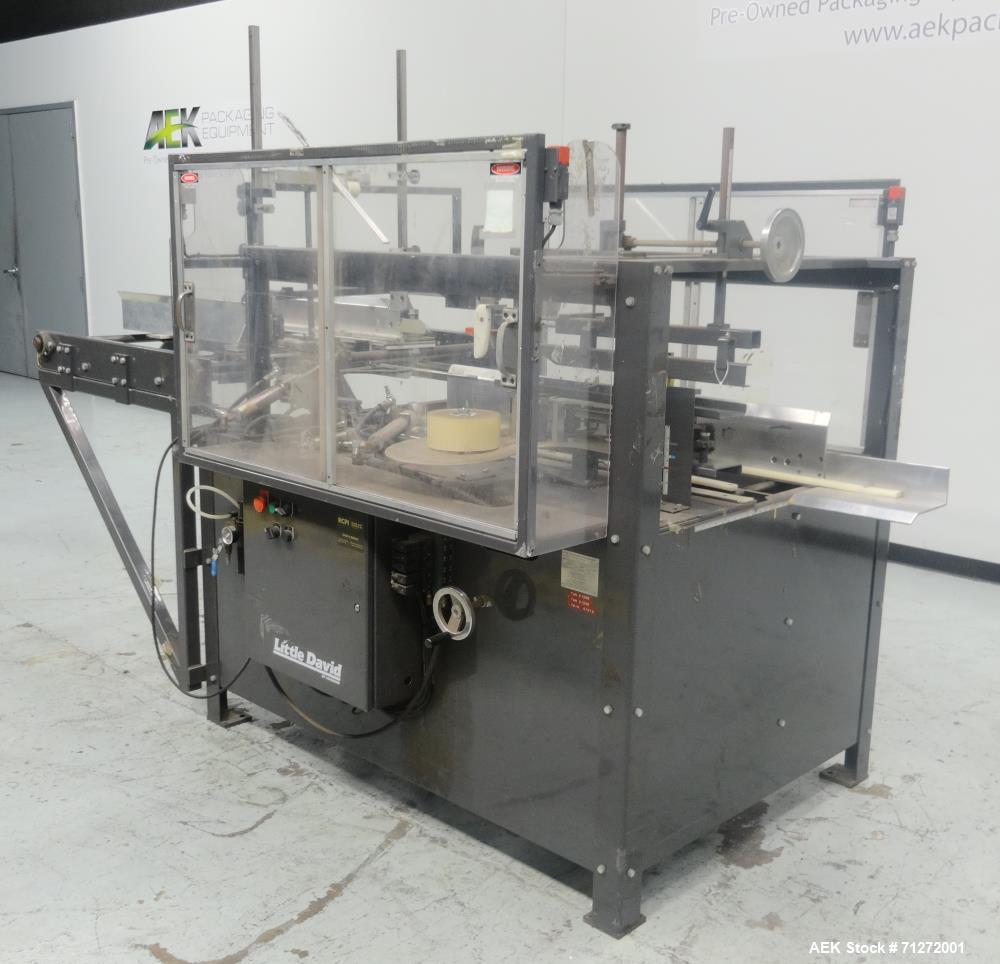 Used Loveshaw (Little David) Model CF30T Case Erector and Bottom Sealer