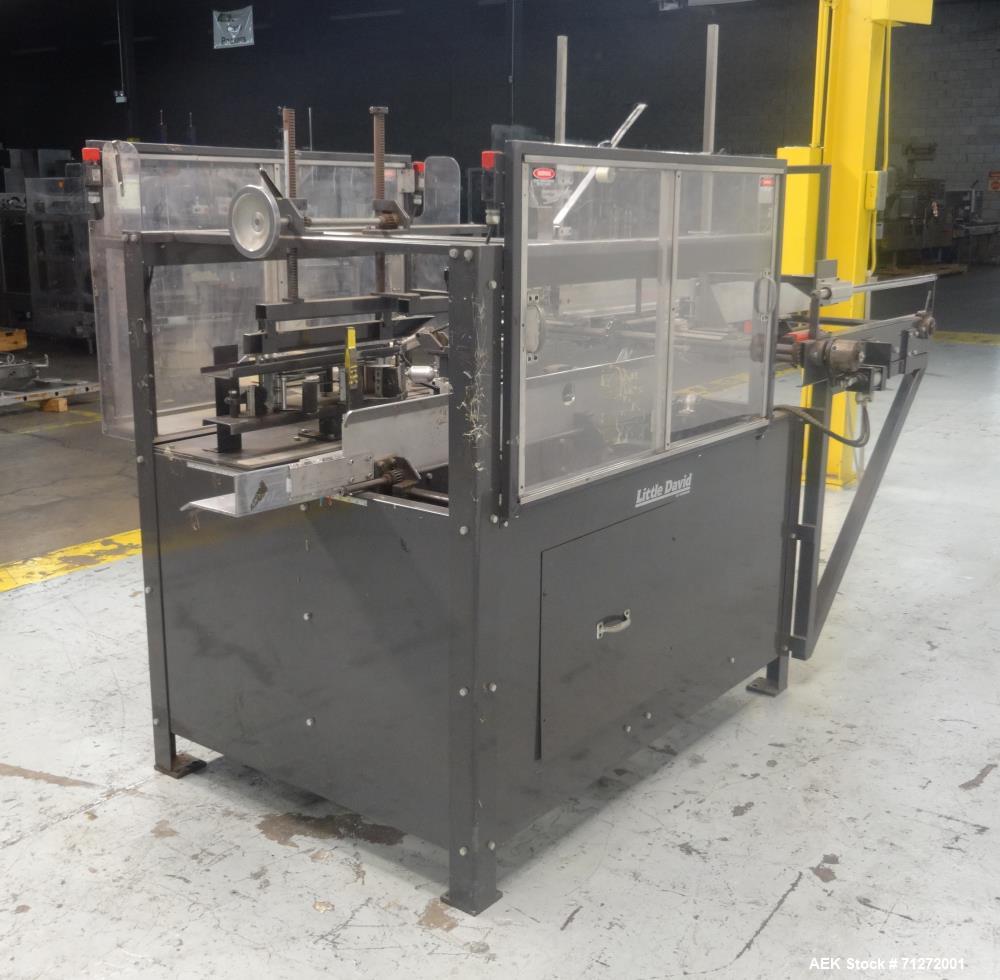 Used Loveshaw (Little David) Model CF30T Case Erector and Bottom Sealer