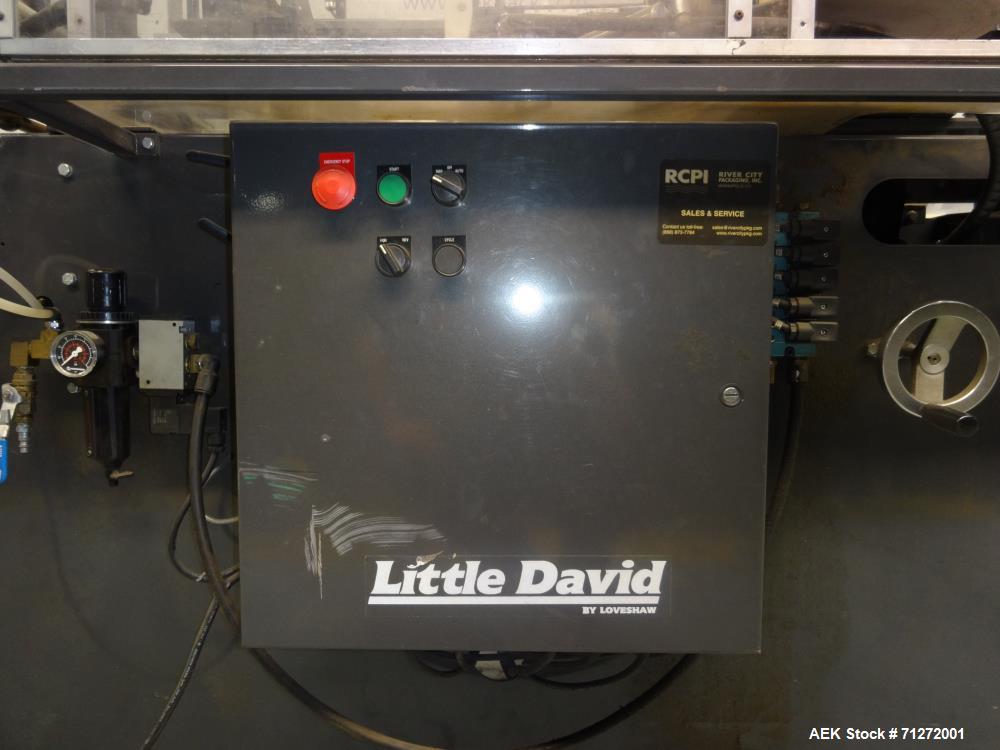Used Loveshaw (Little David) Model CF30T Case Erector and Bottom Sealer
