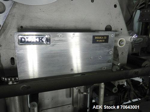 Used Marq Model HPE-RH NS Case Erector Bottom Sealer. Capable of speeds from 30 to 40 cases per minute. Is set up to tape boxes closed (with a side seal). Has a formed case size range: Length 10" to ...
