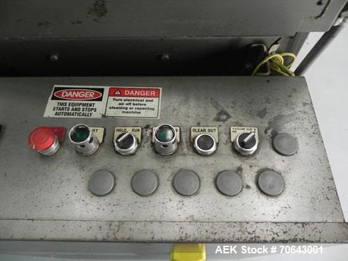 Used Marq Model HPE-RH NS Case Erector Bottom Sealer. Capable of speeds from 30 to 40 cases per minute. Is set up to tape boxes closed (with a side seal). Has a formed case size range: Length 10" to ...