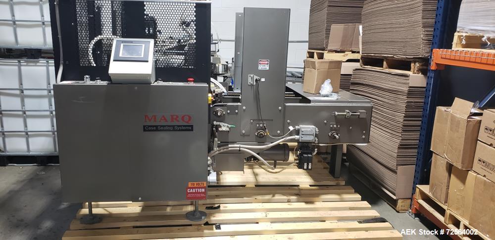 Used-Marq Model HPE415-2/RH/DL Automatic Case Erector and Bottom Tape Sealer