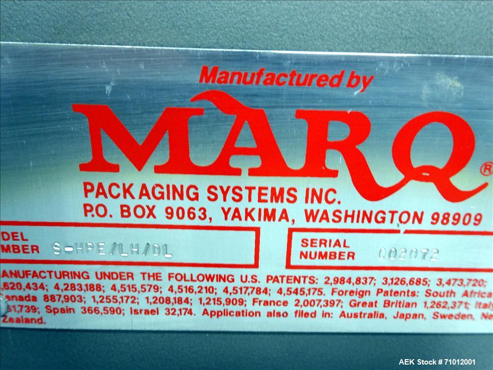 Used MARQ Model S-HPE/LH/DL Case Erector and Bottom Taper