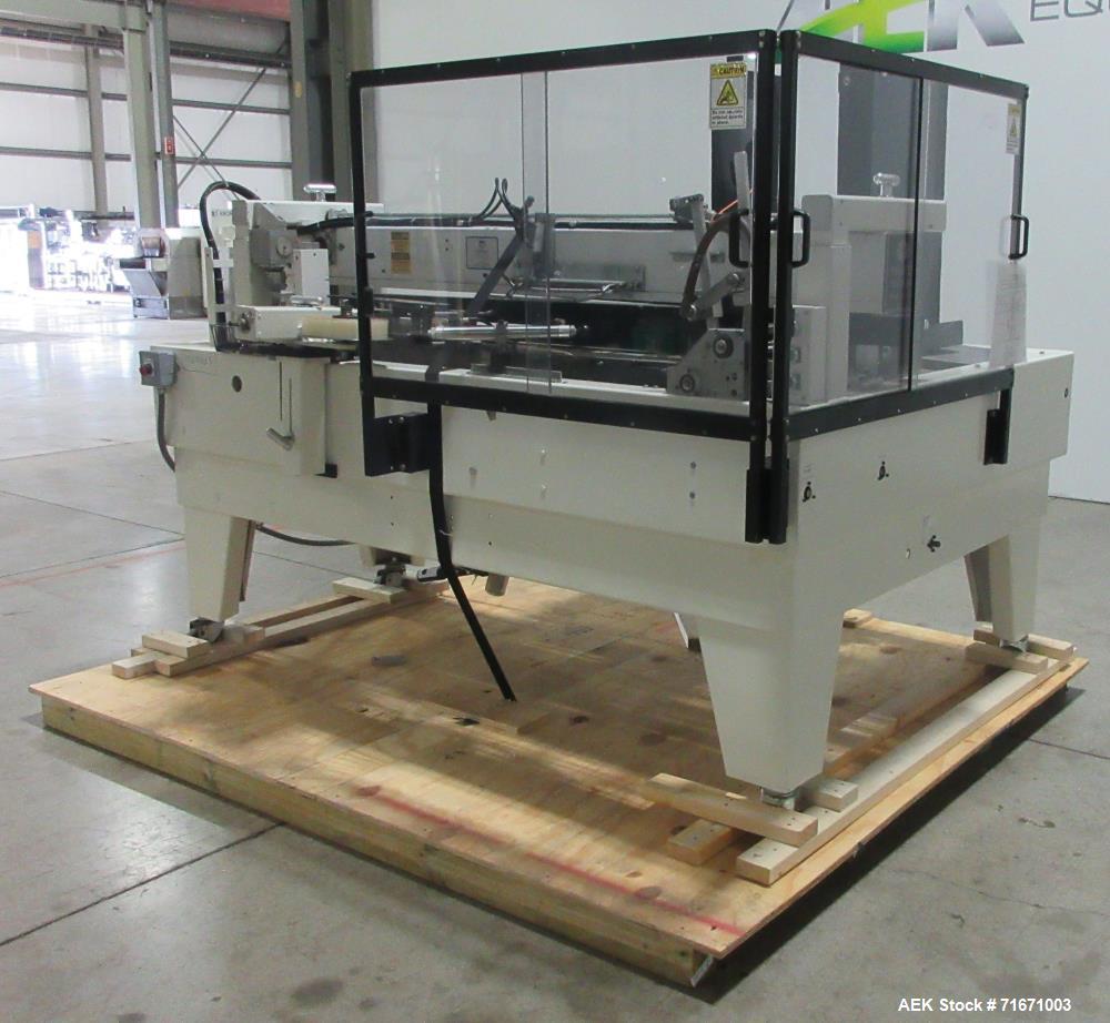 Used Maxco Model ME-1600 Automatic Case Erector and Bottom Tape Sealer