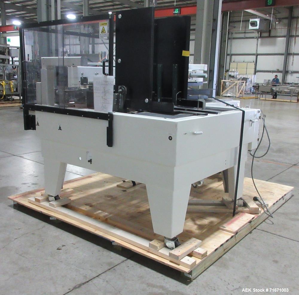 Used Maxco Model ME-1600 Automatic Case Erector and Bottom Tape Sealer