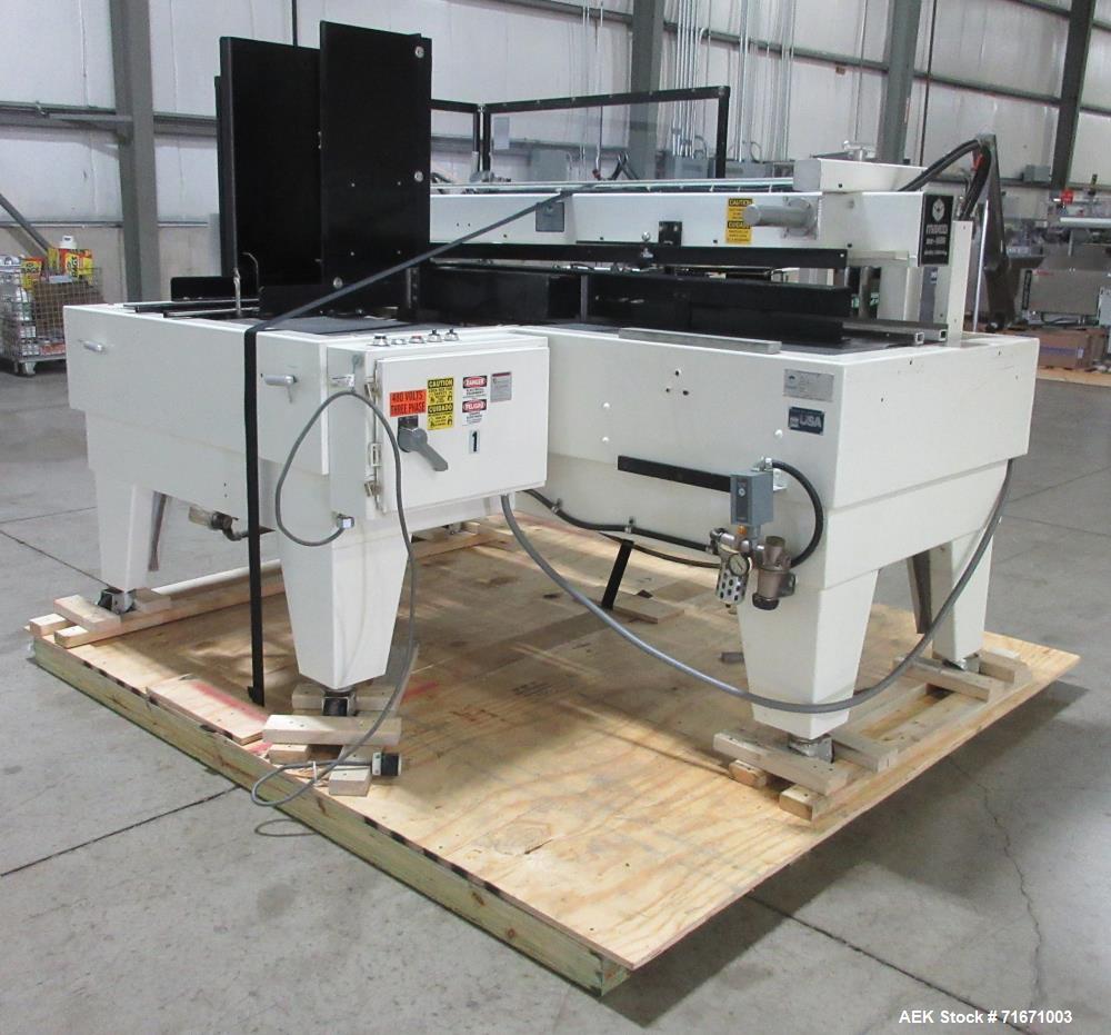 Used Maxco Model ME-1600 Automatic Case Erector and Bottom Tape Sealer