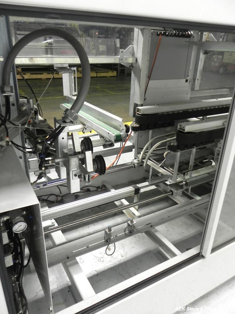 Used OK International Model Duraformer 2 Automatic Case Erector and Bottom Taper. Machine is capable of speeds up to 18 cases per minute. Case size range: (Length) 7" - 20" (Width) 6" - 16" (Height) ...