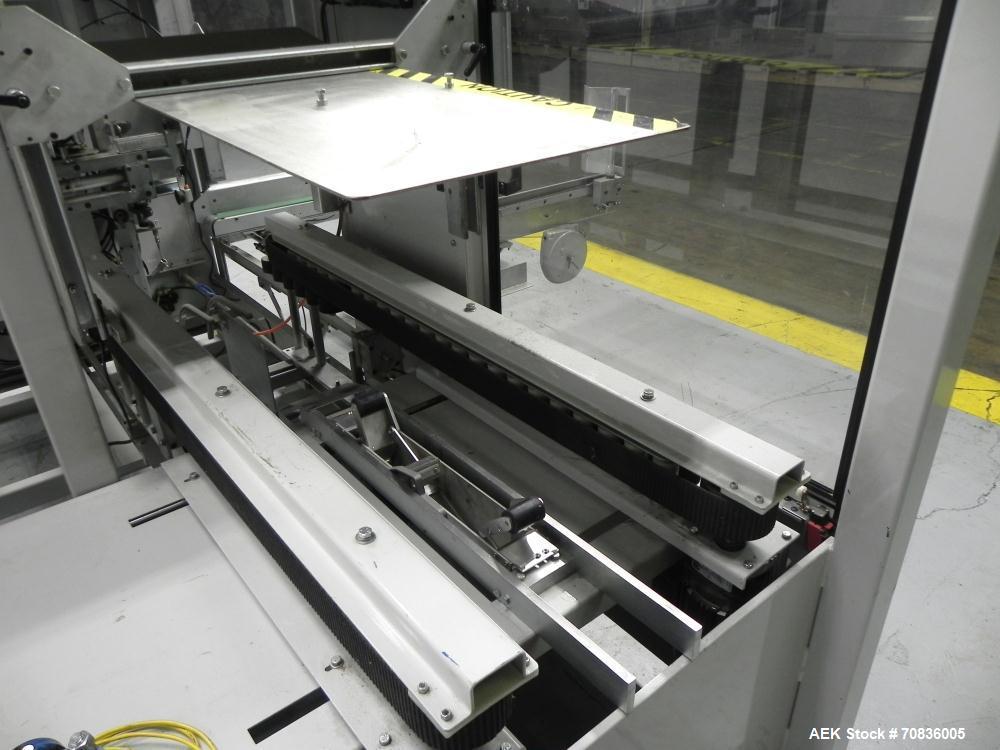Used OK International Model Duraformer 2 Automatic Case Erector and Bottom Taper. Machine is capable of speeds up to 18 cases per minute. Case size range: (Length) 7" - 20" (Width) 6" - 16" (Height) ...