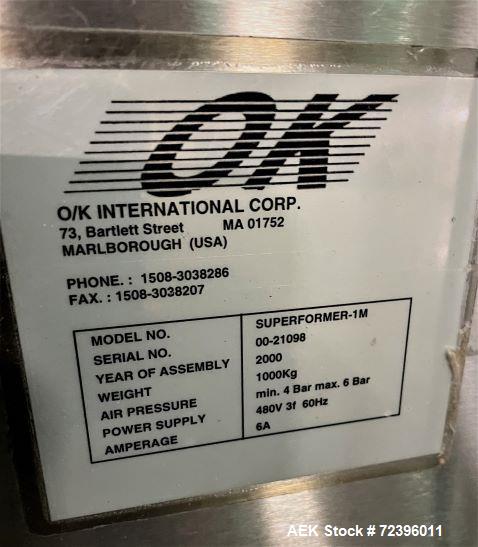 Used-OK International Case Erector/Taper Superformer 1