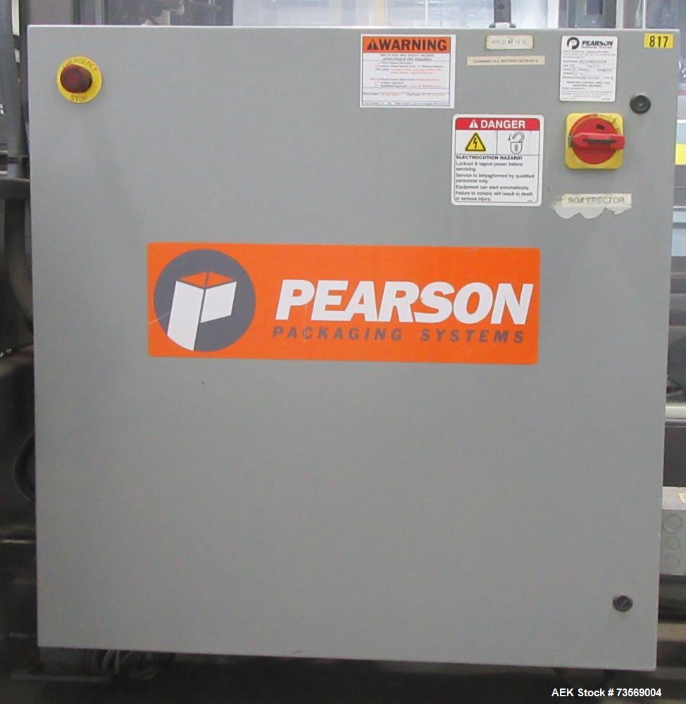 Buy Used Pearson CE25-T Case Erector with Tape Sealer – Industrial Packaging Machine