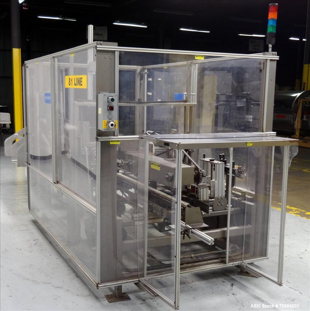 Used R.A. Pearson Co. Model R235 Case Erector and Bottom Tape Sealer