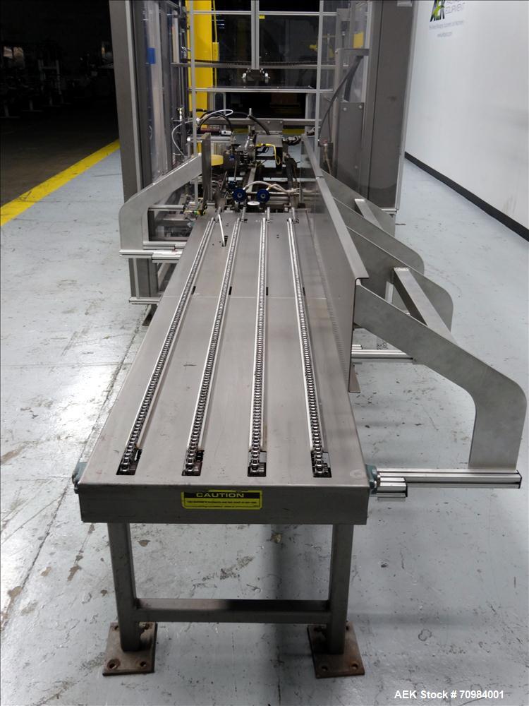 Used R.A. Pearson Co. Model R235 Case Erector and Bottom Tape Sealer