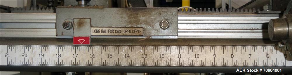 Used R.A. Pearson Co. Model R235 Case Erector and Bottom Tape Sealer