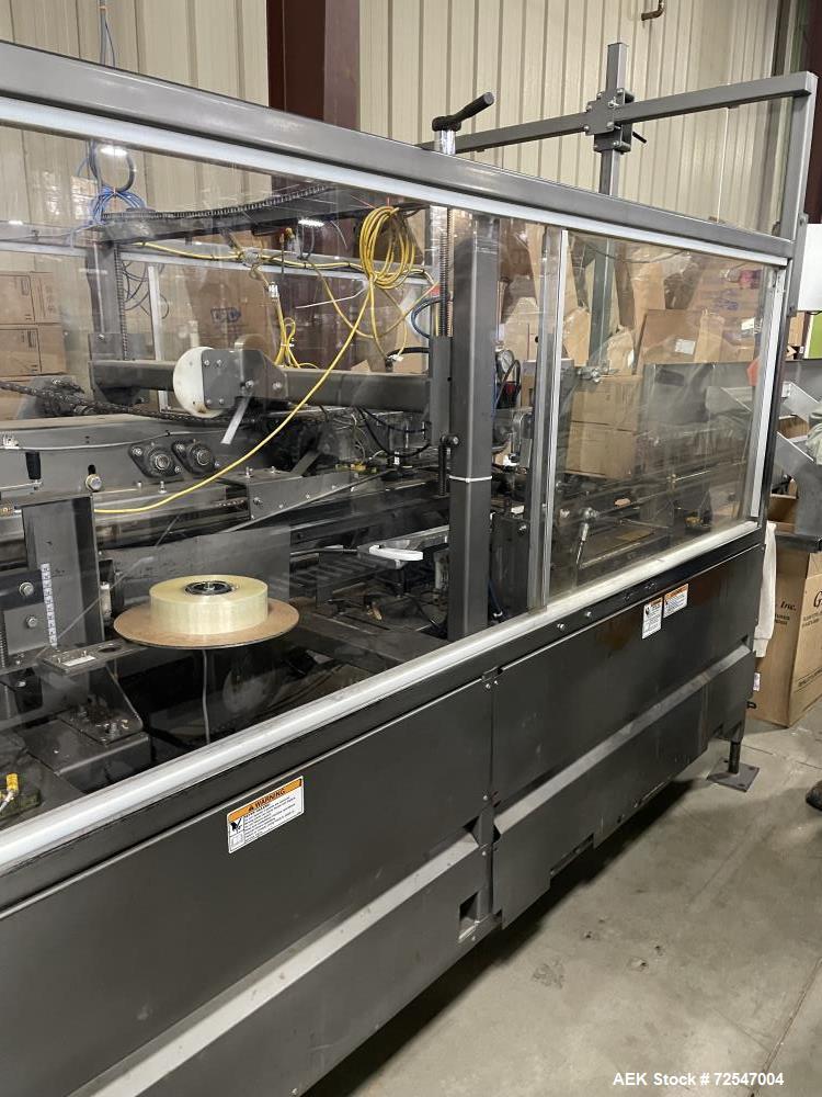 Used-Pearson Model R350 Automatic Case Erector and Tape Sealer