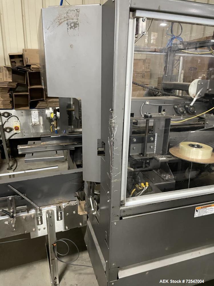 Used Pearson Model R350 Automatic Case Erector and Tape Sealer
