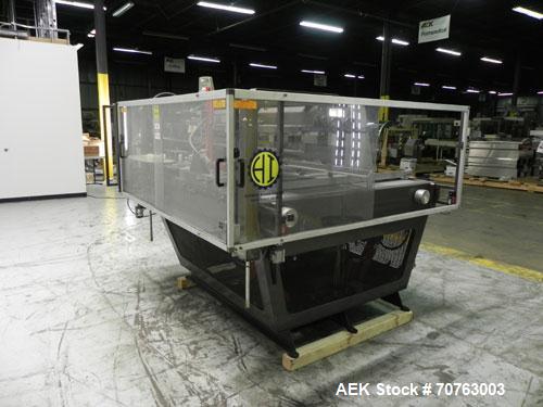 Used Hartness (SWF/McDowell) Model 201LH Automatic Case Erector Bottom Sealer. Capable of speeds up to 30 cases per minute. Has a case size range: (Length) 5-3/4" - 24" (Width) 5-3/4" - 24" (Depth) 1...