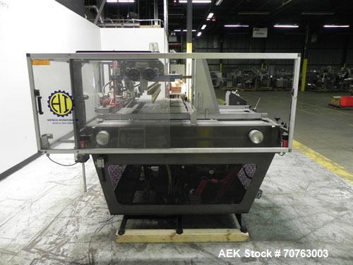 Used Hartness (SWF/McDowell) Model 201LH Automatic Case Erector Bottom Sealer. Capable of speeds up to 30 cases per minute. Has a case size range: (Length) 5-3/4" - 24" (Width) 5-3/4" - 24" (Depth) 1...