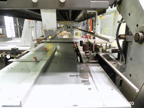 Used Hartness (SWF/McDowell) Model 201LH Automatic Case Erector Bottom Sealer. Capable of speeds up to 30 cases per minute. Has a case size range: (Length) 5-3/4" - 24" (Width) 5-3/4" - 24" (Depth) 1...