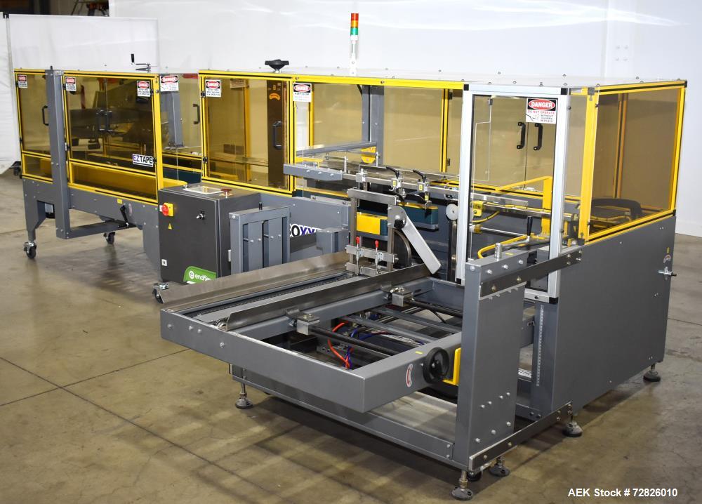 Unused Endflex Boxxer T-18 Automatic Case Erector, Manual Loader & Case Taping System