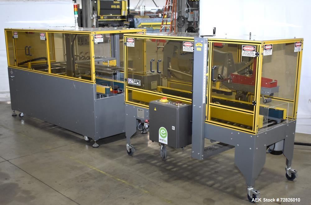 Unused Endflex Boxxer T-18 Automatic Case Erector, Manual Loader & Case Taping System