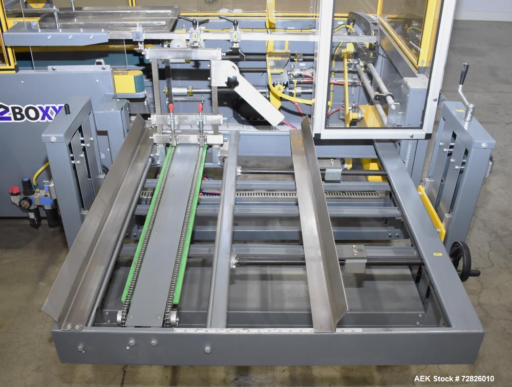 Unused Endflex Boxxer T-18 Automatic Case Erector, Manual Loader & Case Taping System
