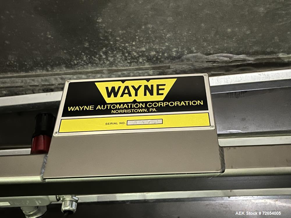 Used-Wayne Model CE-2100 Automatic Case Erector with Tape Bottom Sealer