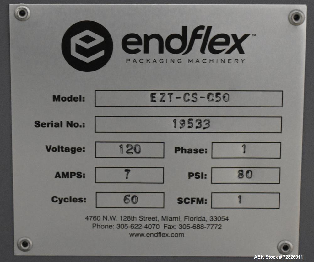 Unused- Endflex Boxxer T series Automatic Case Erector, Manual Loader and Automatic Case Taping System, Model T-18. Capable ...