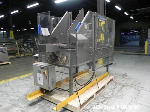 Used- Wepackit Model MPE300 Case Erector Bottom Tape Sealer. Machine is capable of speeds up to 20 cases per minute. Knockdo...