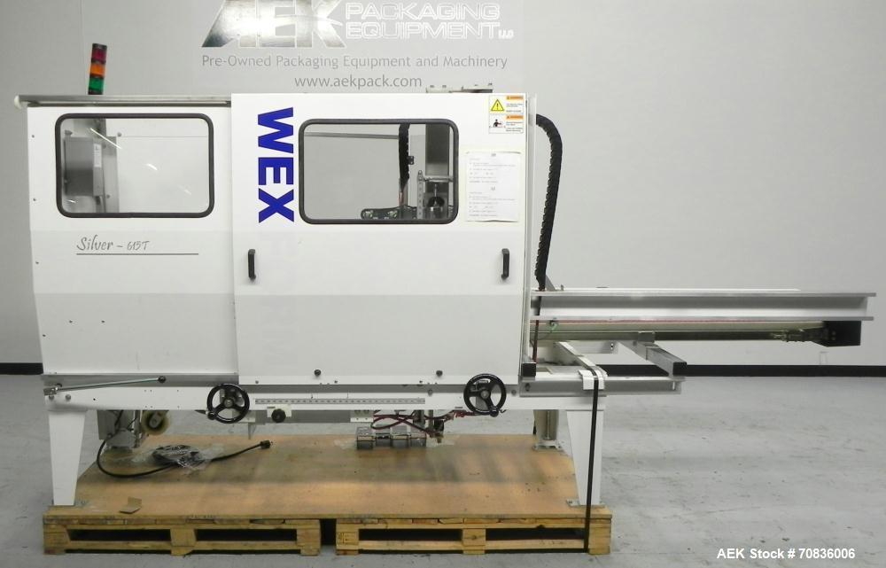Used Wexxar Silver Series Model 615T Automatic Case Erector and Bottom Sealer. Capable of speeds up to 25 cases per minute. Has pin and dome technology. Case Size range Blank Width: 16" - 38", Blank ...