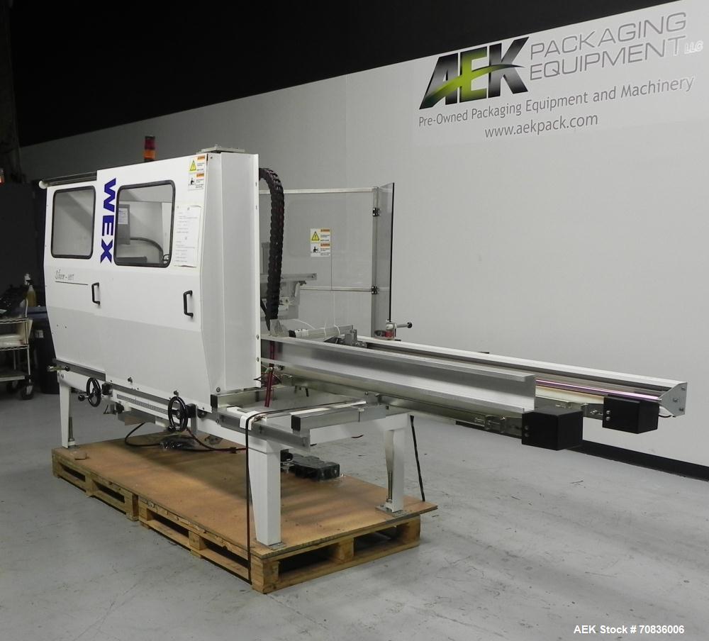 Used Wexxar Silver Series Model 615T Automatic Case Erector and Bottom Sealer. Capable of speeds up to 25 cases per minute. Has pin and dome technology. Case Size range Blank Width: 16" - 38", Blank ...