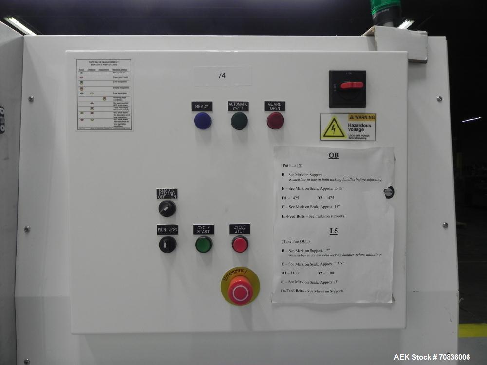 Used Wexxar Silver Series Model 615T Automatic Case Erector and Bottom Sealer. Capable of speeds up to 25 cases per minute. Has pin and dome technology. Case Size range Blank Width: 16" - 38", Blank ...